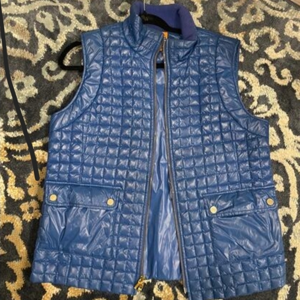 Tory Burch Tricia Quilted Down Puffer Vest